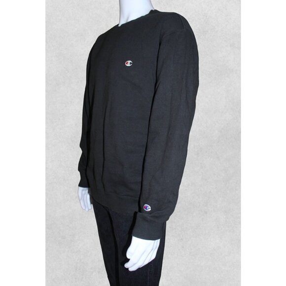 CHAMPION Retro Crewneck Sweatshirt in Black - Unisex XXL (Fits Smaller) - Picture 5 of 10
